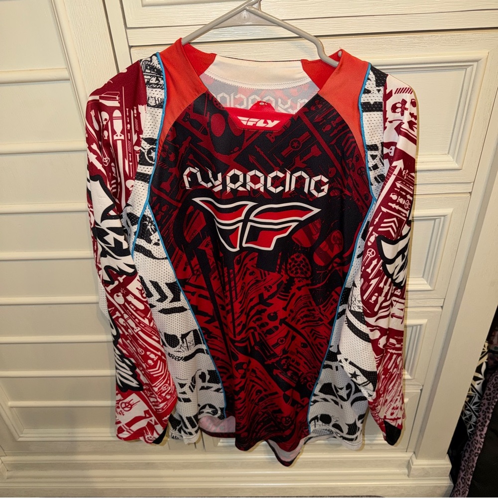 Fly Racing Red and Black Men's Jersey